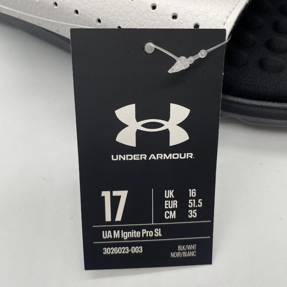 Under Armour Ignite Pro SL Shoes Mens Size 17 Slides Sandals Comfort Sports - Picture 5 of 8